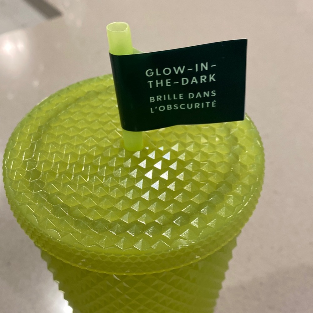 Glow in the dark neon yellow